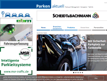 Tablet Screenshot of parken-aktuell.de
